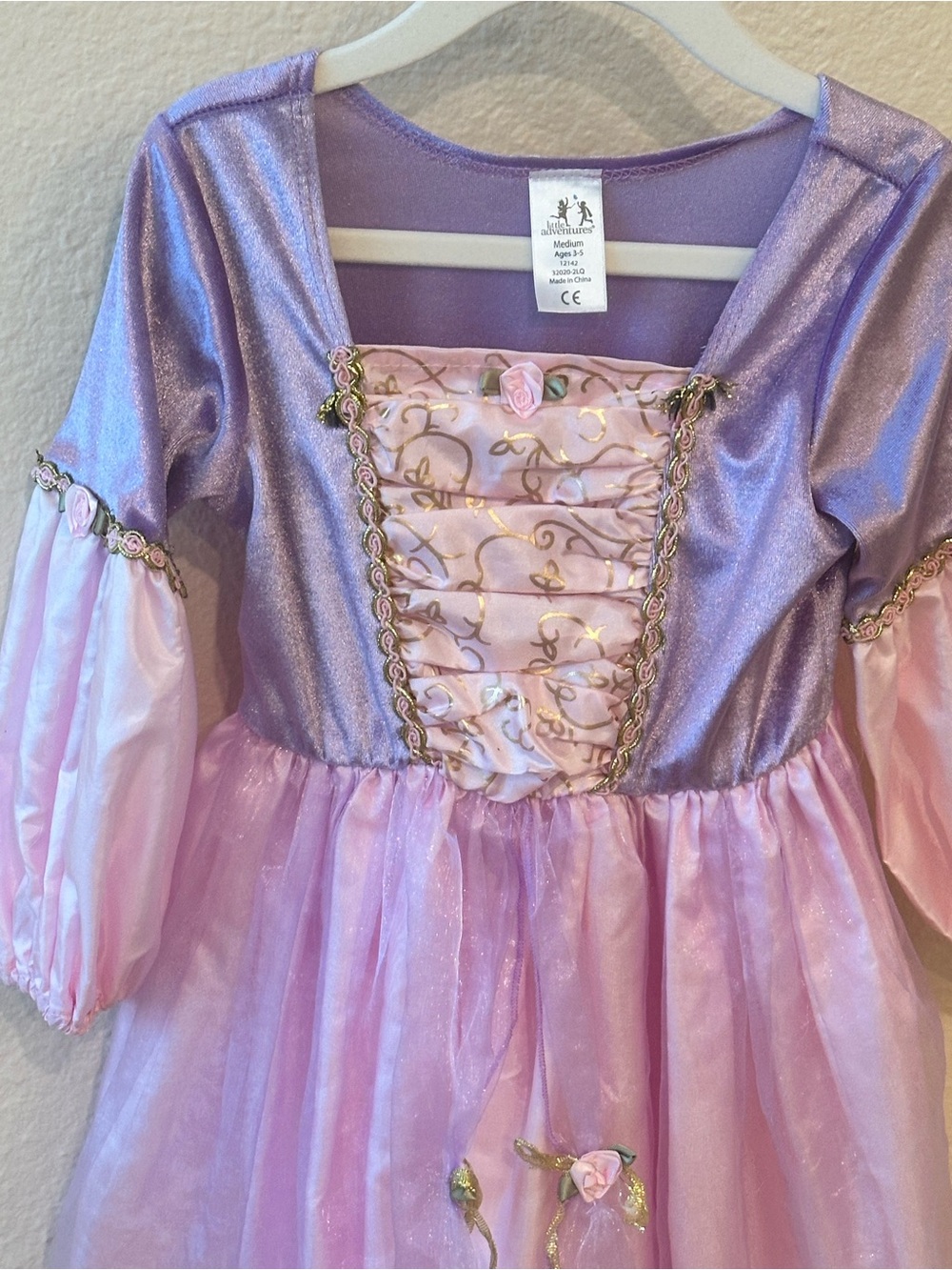 Rapunzel Pink Princess Costume Dress - Picture 5 of 12